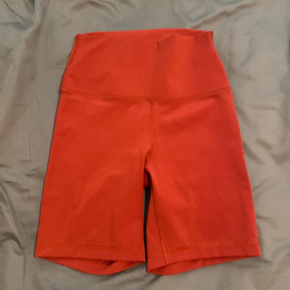 90 Degree by Reflex Red Women’s Biker Shorts Size Small